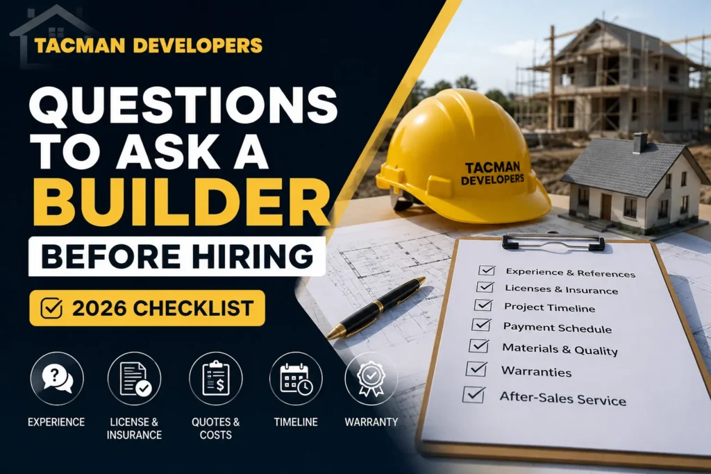 Questions to Ask a Builder Before Hiring | 2026 Checklist