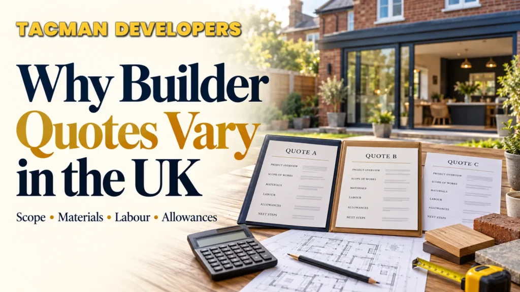 Why Builder Quotes Vary in the UK Compare Them Fairly